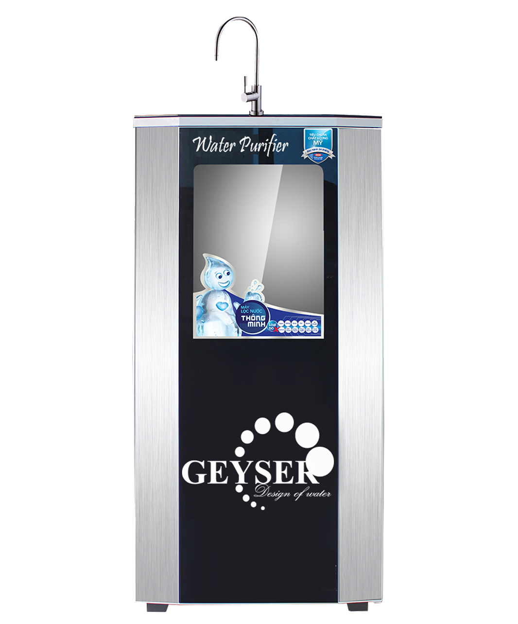 TỦ MÁY LỌC NƯỚC GEYSER MẶT TRƯỚC