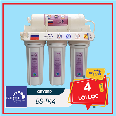 MÁY LỌC NƯỚC NANO GEYSER TK4 - 4 LÕI LỌC