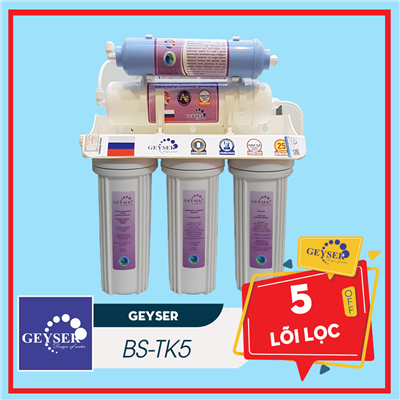 MÁY LỌC NƯỚC NANO GEYSER TK5 - 5 LÕI LỌC
